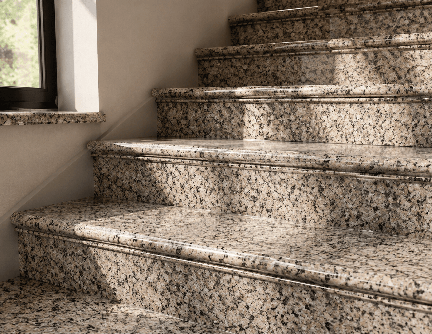 مشروع مبنى روزبه — غرانيت نهبندان البرتقالي