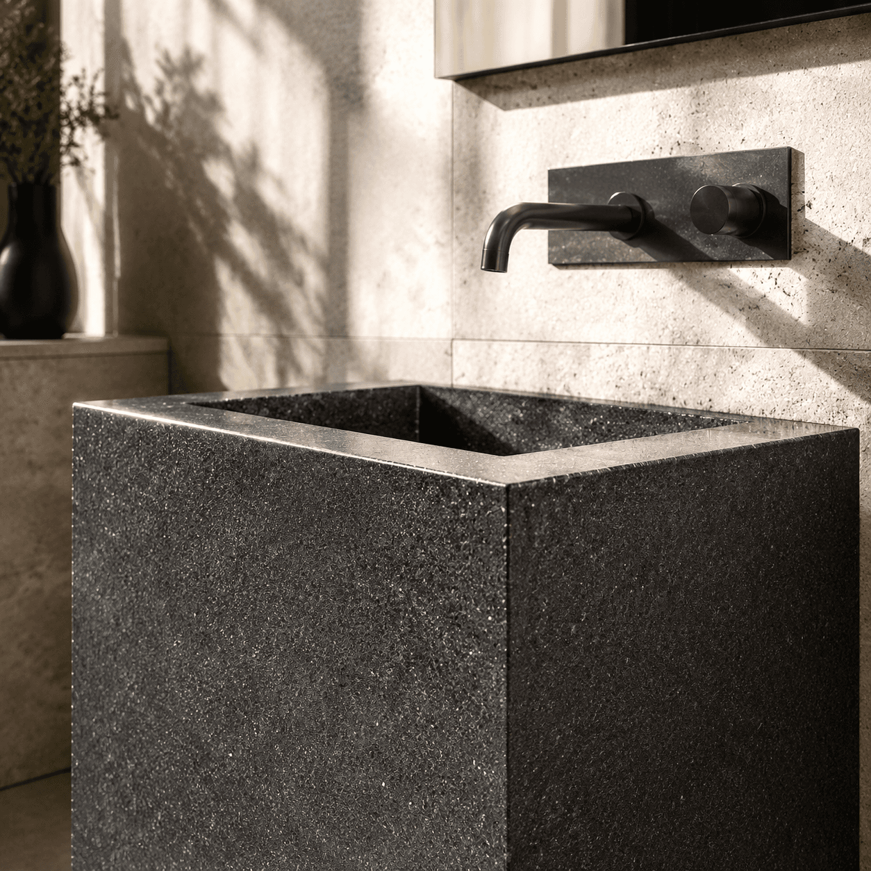 Setareh Residential Project — Borujerd Black Granite, photo 2