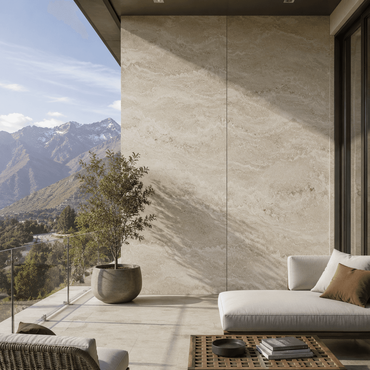 مشروع فيلا المهندس كشميري — ترافرتين آتشكوه السحابي، صورة 2