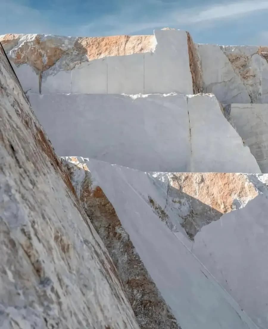 نمای نزدیک از کوپ سنگ مرمر