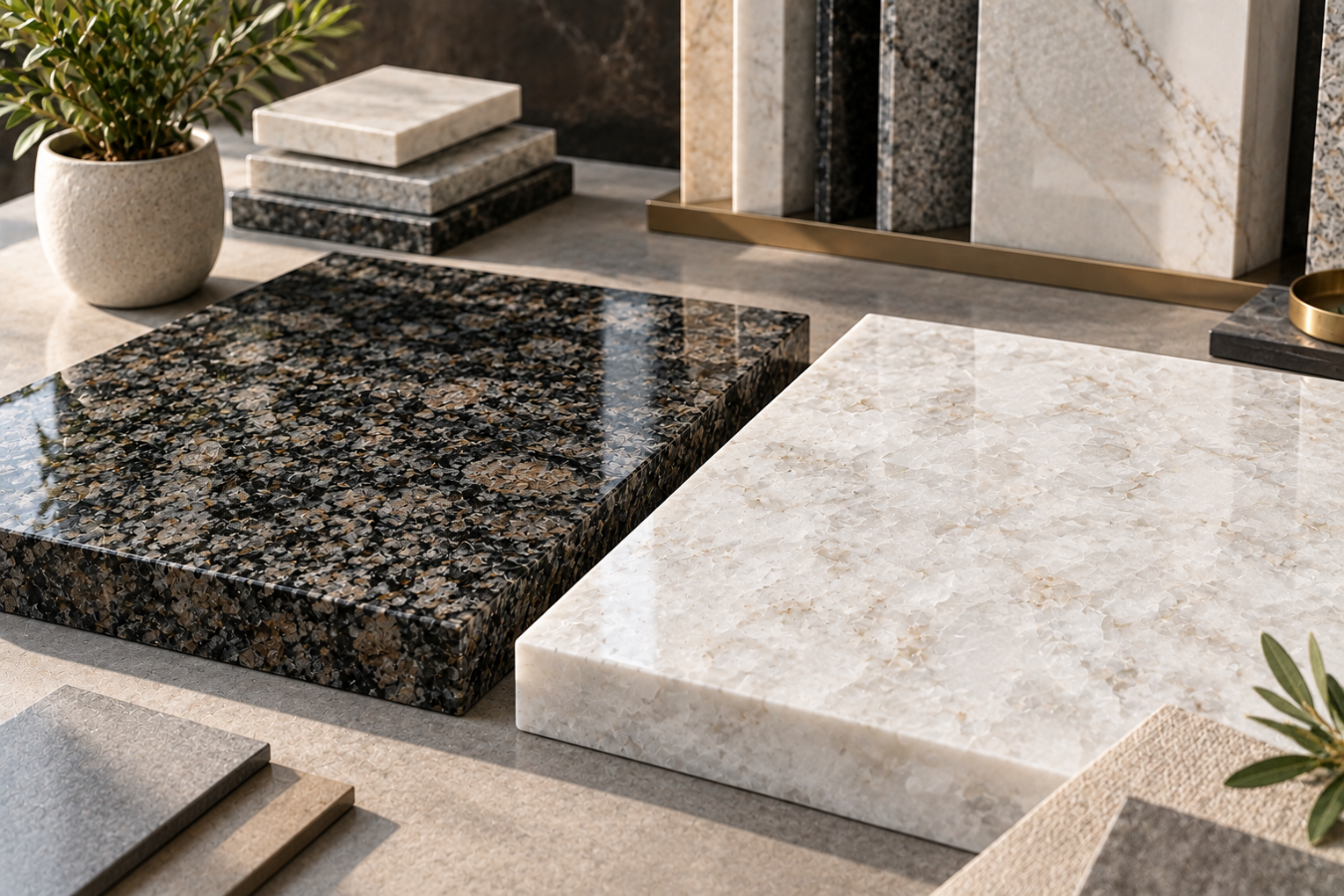 گرانیت یا سنگ چینی؟ کدام برای پروژه شما مناسب‌تر است؟