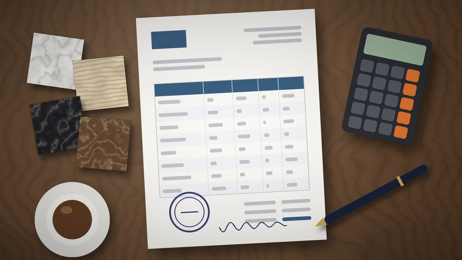 What should a pro-forma invoice for bulk stone include?