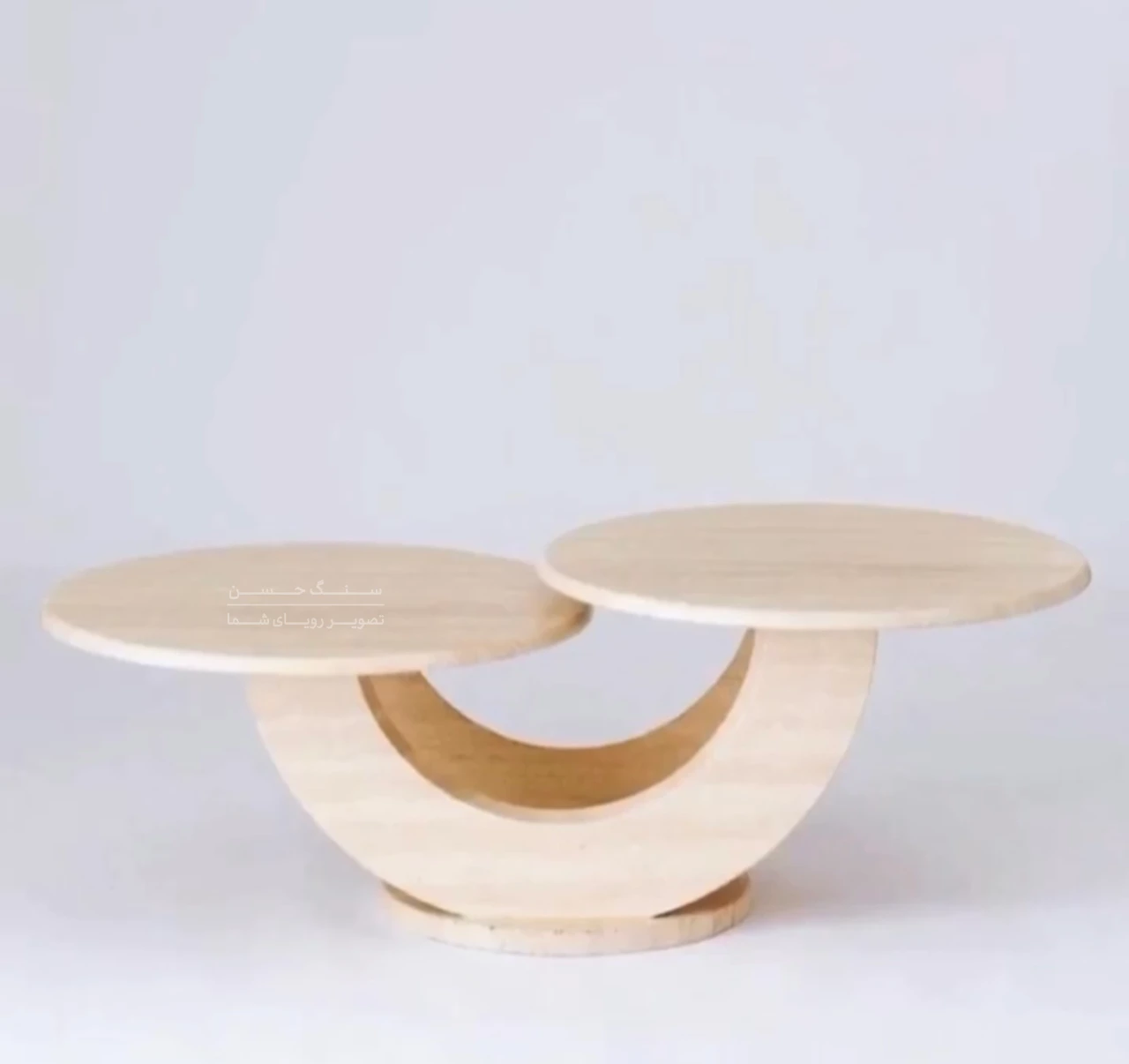 Monolithic Travertine Table