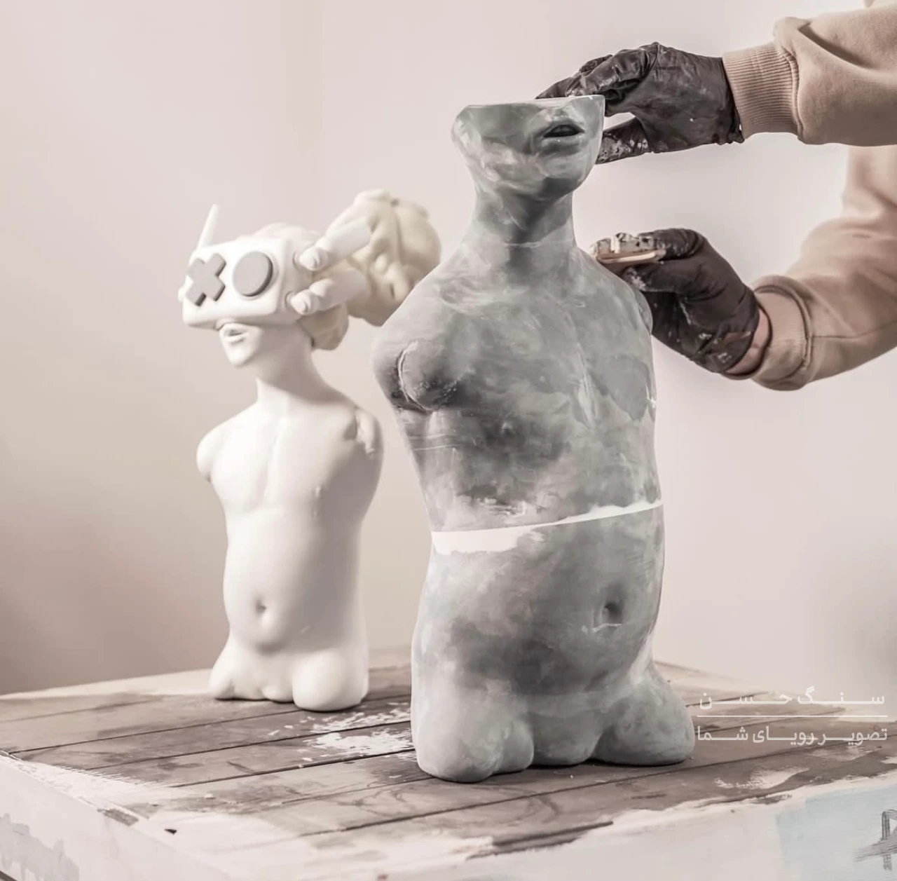 Monolithic Crystal Sculpture (Twice)