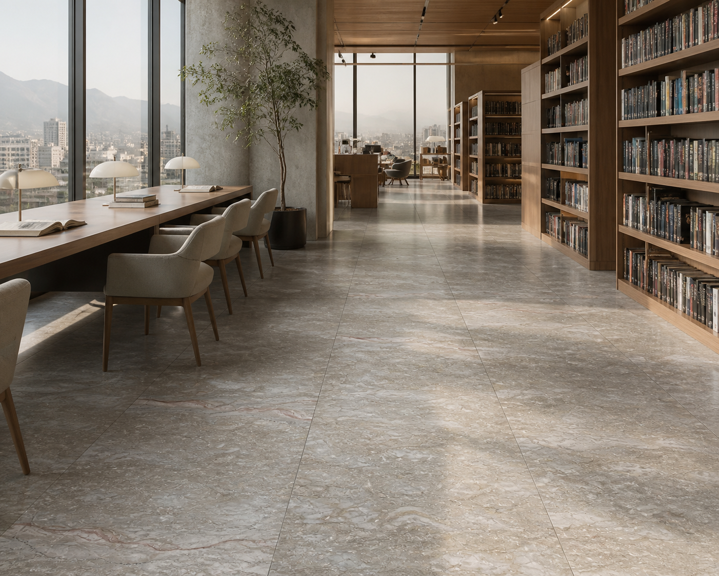 پروژه کتابخانه عارف — مرمریت خوی